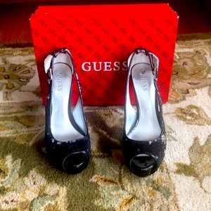 GUESS Heels GWHONDOLA2 Series-BlackTexture